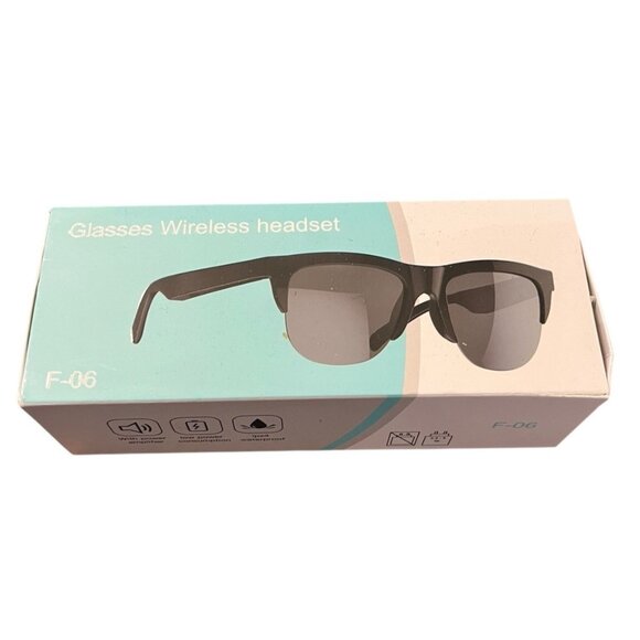 Smart Glasses Wireless Bluetooth Sunglasses Open Ear Headset New in Open Box - Picture 1 of 6